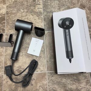 Hair Dryer, 100 Million Negative Ions, 120,000 RPM Brushless Motor, 4-Speed NEW